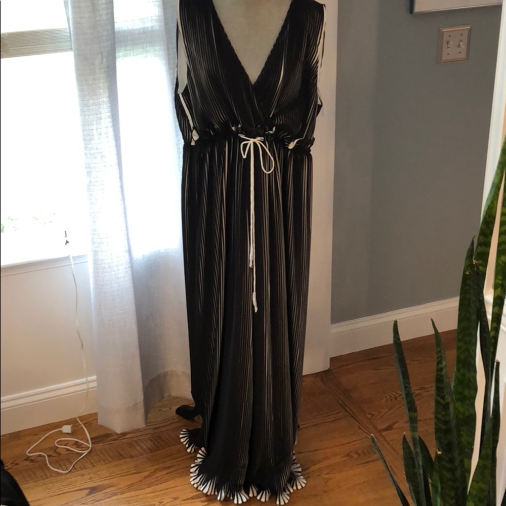 NWT Anthropologie sleeveless palazzo pant jumpsuit